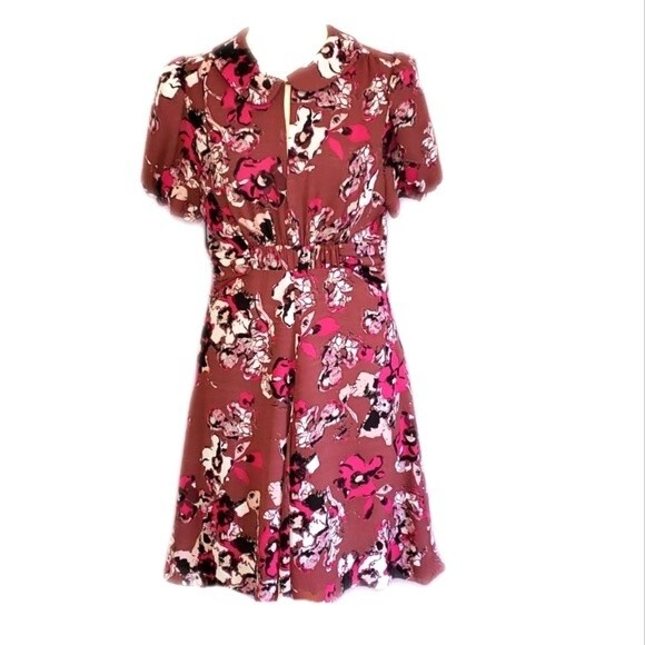 Karl Lagerfeld for Impulse NWT floral print knee-length dress - size 4 - Picture 1 of 9